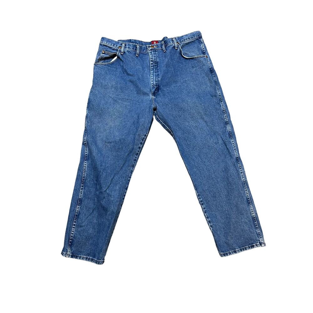 Wrangler Mens Relaxed Fit Straight Leg Blue‎ Denim Jeans 44x30